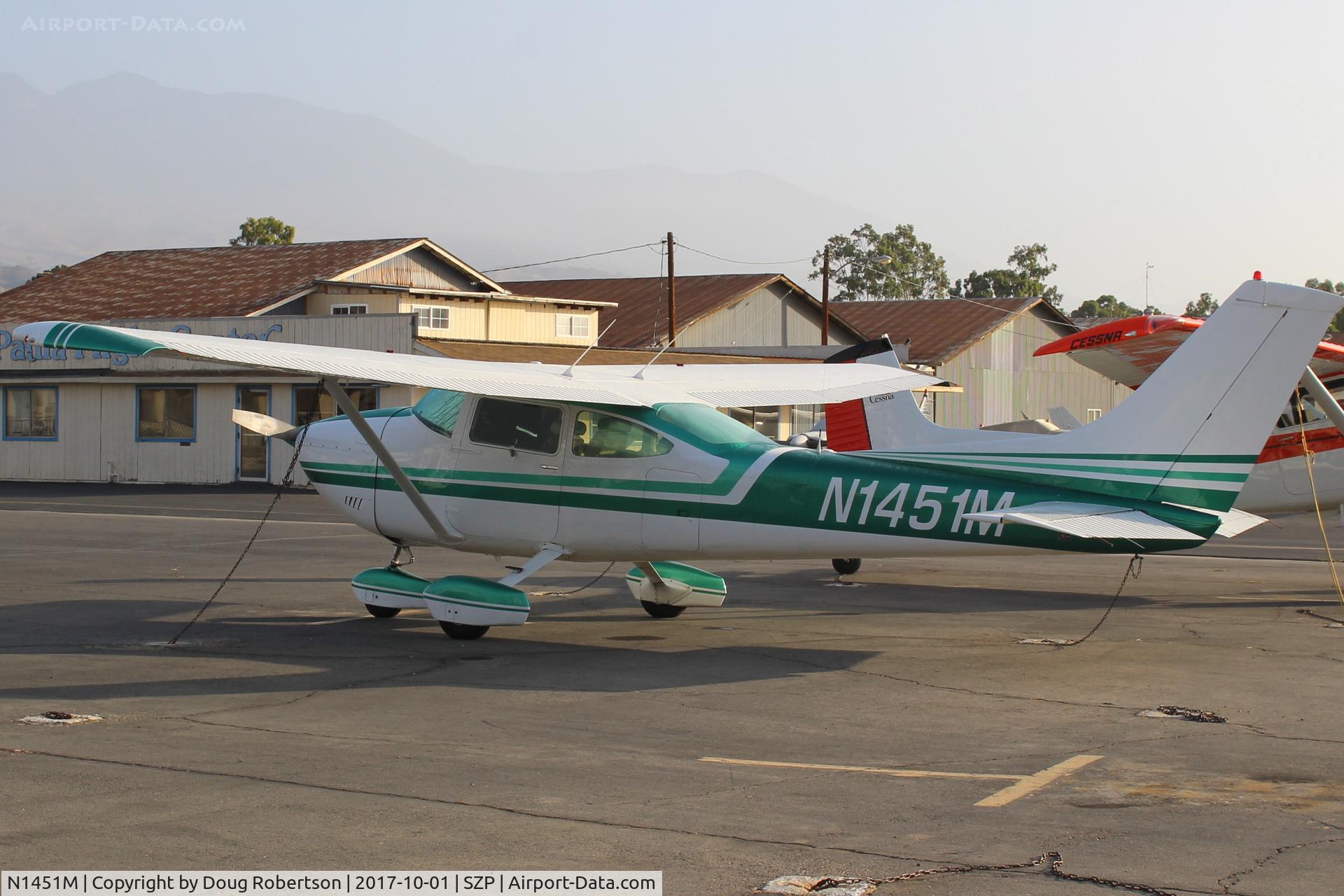 N1451M, 1975 Cessna 182P Skylane C/N 18264335, 1975 Cessna 182P SKYLANE, Continental O-470-S 230 Hp