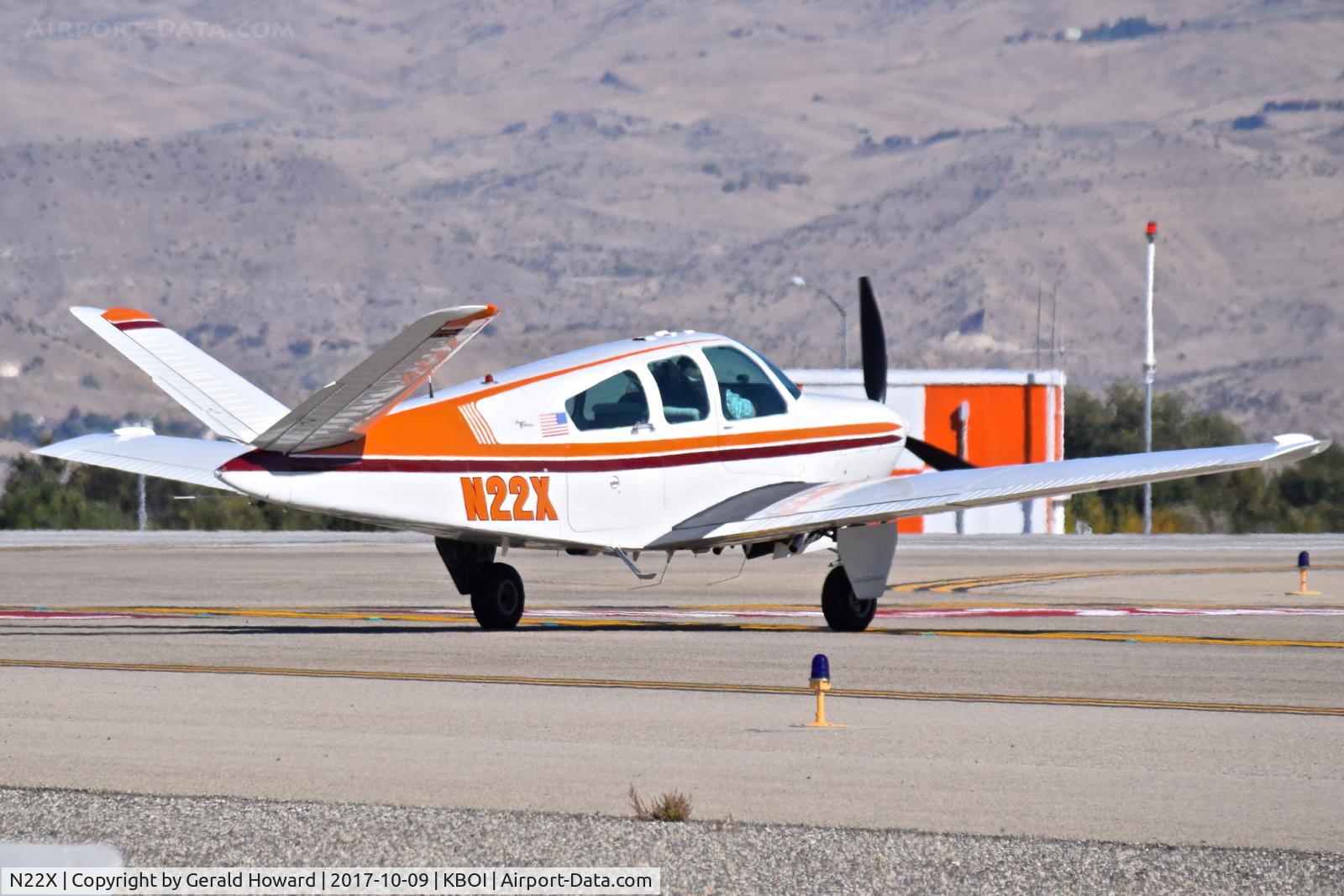 N22X, 1973 Beech A100 King Air C/N B-163, Ready for take off on RWY 10R.  1966 Beech V-35, c/n D-8064.
