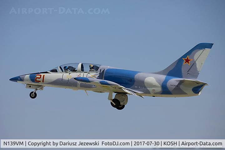 N139VM, 1980 Aero L-39C Albatros Albatros C/N 31634, Aero Vodochody L-39C Albatros  C/N 31634, NX139VM