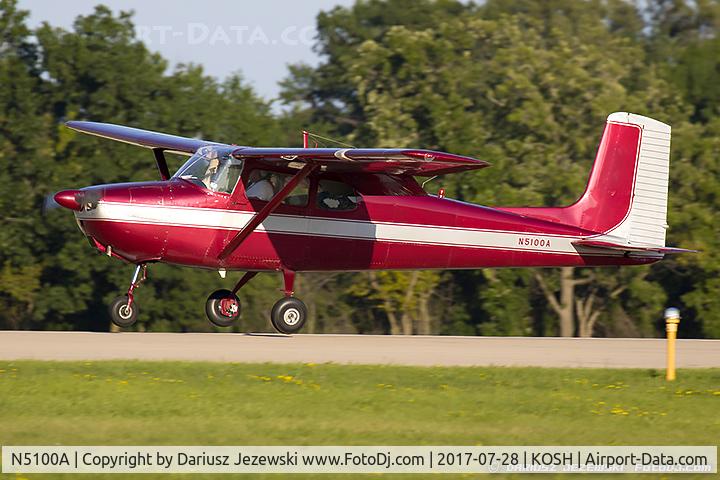 N5100A, 1955 Cessna 172 C/N 28100, Cessna 172 Skyhawk  C/N 28100, N5100A