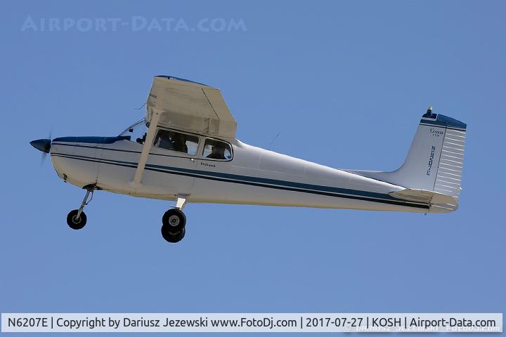 N6207E, 1958 Cessna 172 C/N 46307, Cessna 172 Skyhawk  C/N 46307, N6207E
