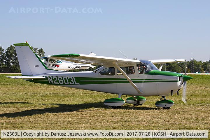 N2603L, 1967 Cessna 172H C/N 17255803, Cessna 172H Skyhawk  C/N 17255803, N2603L