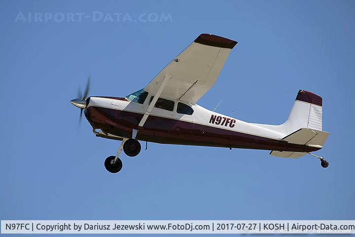 N97FC, 1962 Cessna 180E C/N 18051106, Cessna 180 Skywagon  C/N 18051106, N97FC