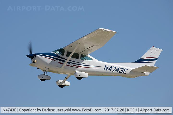 N4743E, 1982 Cessna 182R Skylane C/N 18268265, Cessna 182R Skylane  C/N 18268265, N4743E