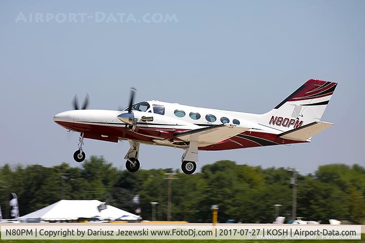 N80PM, 1983 Cessna 425 Conquest I C/N 425-0181, Cessna 425 Corsair  C/N 425-0181 , N80PM