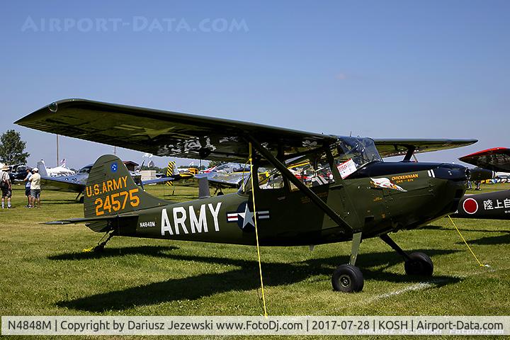 N4848M, Cessna L-19 C/N 24575, Cessna L-19 Bird Dog  C/N 24575, N4848M