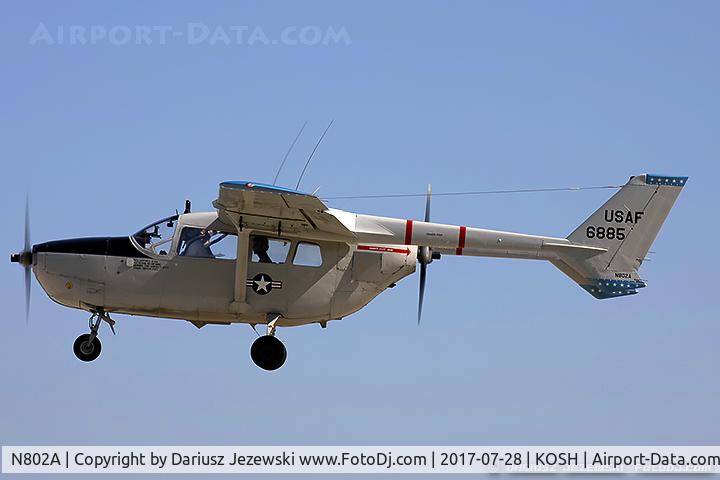 N802A, 1968 Cessna O-2A (M337B) Super Skymaster Super Skymaster C/N 337M-0174, Cessna M337B (O-2A Super Skymaster)  C/N 337M0174 - Robert Shafer, N802A