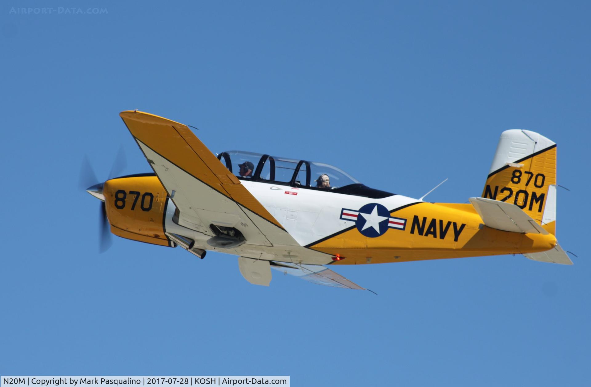 N20M, 1956 Beech-Parks D-45 C/N BG-204, Beech T-34B