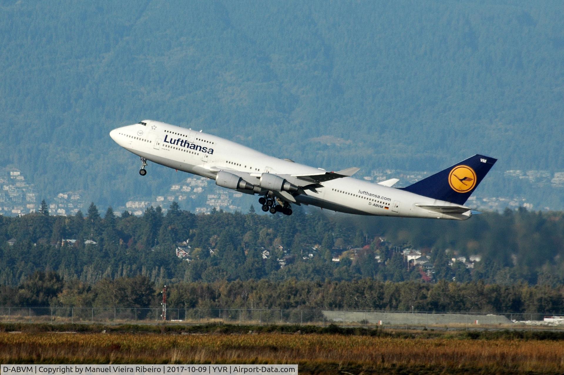 D-ABVM, 1998 Boeing 747-430 C/N 29101, Departure to FRA
