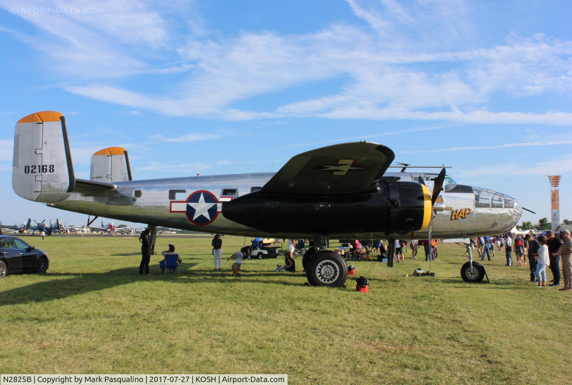 N2825B, 1940 North American RB-25 Mitchell C/N 62-2837, North American B-25