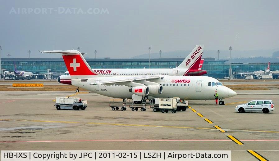 HB-IXS, 1995 British Aerospace Avro 146-RJ100 C/N E3280, Now gone...