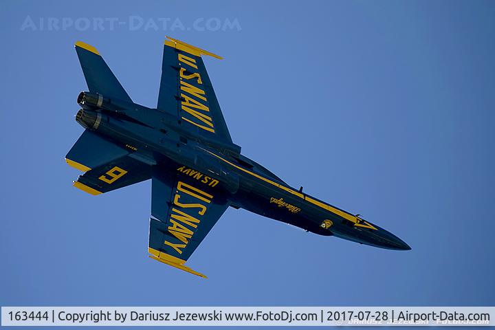 163444, 1987 McDonnell Douglas F/A-18C Hornet C/N 0648/C015, F/A-18C Hornet 163444  from Blue Angels Demo Team  NAS Pensacola, FL
