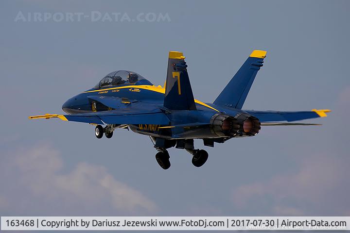 163468, McDonnell Douglas F/A-18D Hornet C/N 0691, F/A-18D Hornet 163468 C/N 0691 from Blue Angels Demo Team  NAS Pensacola, FL