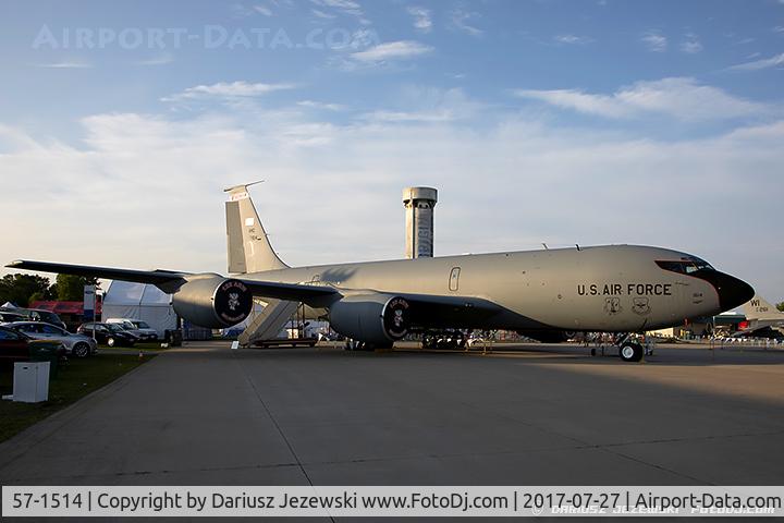 57-1514, 1957 Boeing KC-135R Stratotanker C/N 17585/194, KC-135E Stratotanker 57-1514  from 126th ARS 