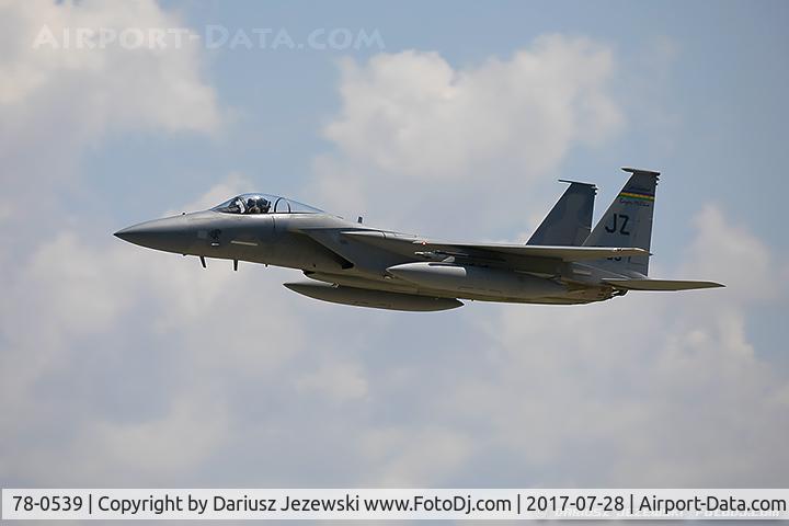 78-0539, 1978 McDonnell Douglas F-15C Eagle C/N 0529/C072, F-15C Eagle 78-0539 JZ from 122nd FW 