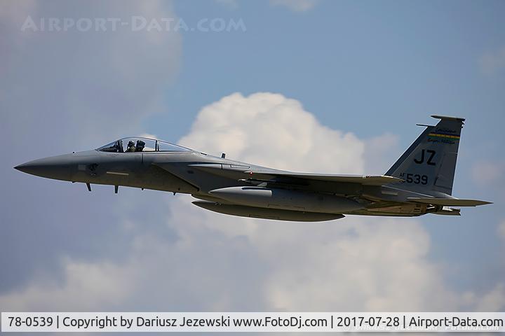78-0539, 1978 McDonnell Douglas F-15C Eagle C/N 0529/C072, F-15C Eagle 78-0539 JZ from 122nd FW 