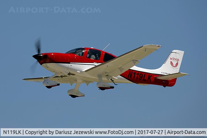N119LK, 2016 Cirrus SR22 Carbon C/N 4366, Cirrus SR22  C/N 4366, N119LK