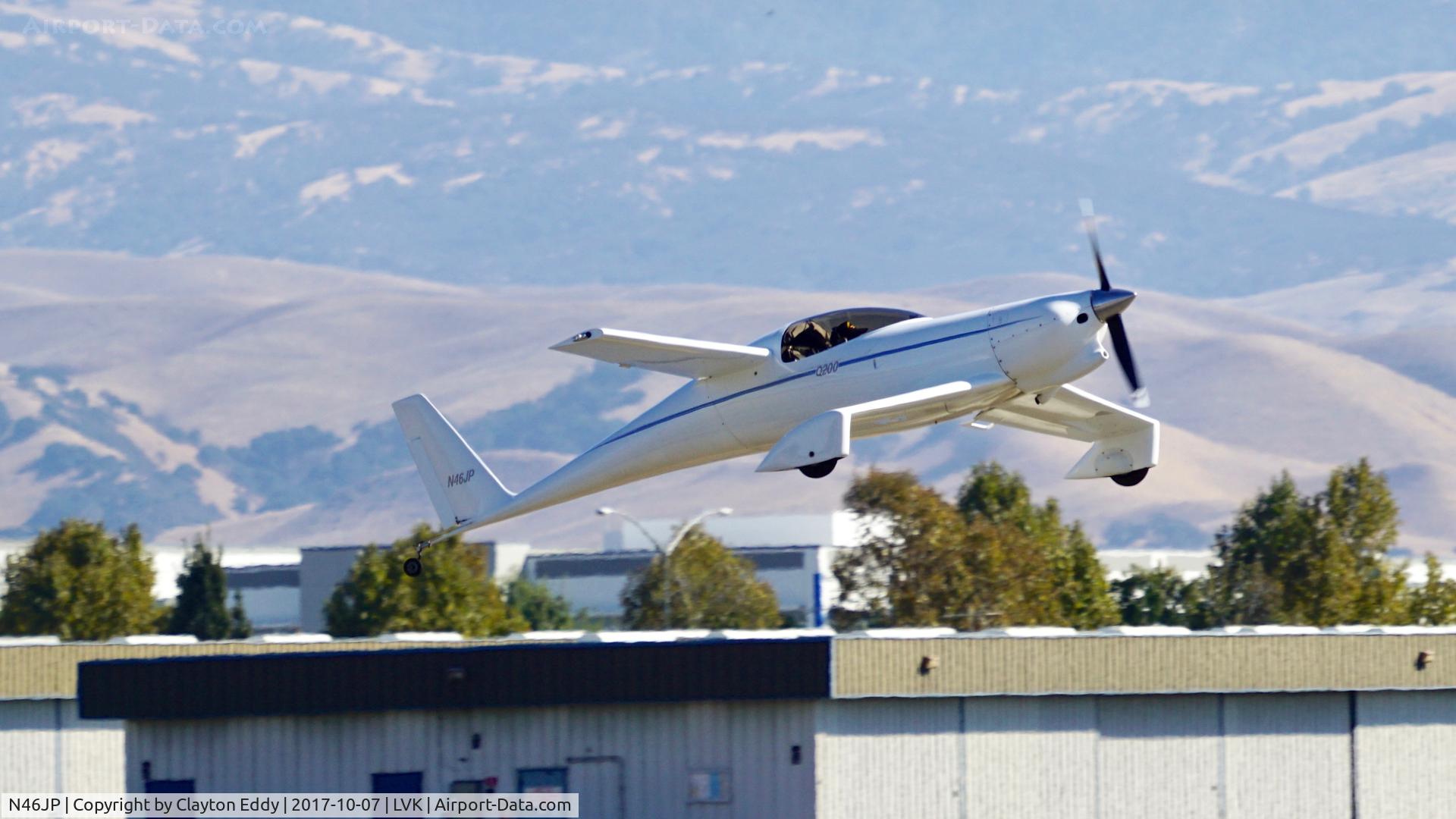 N46JP, 1999 QAC Quickie Q200 C/N 2468, Livermore Airport California 2017.