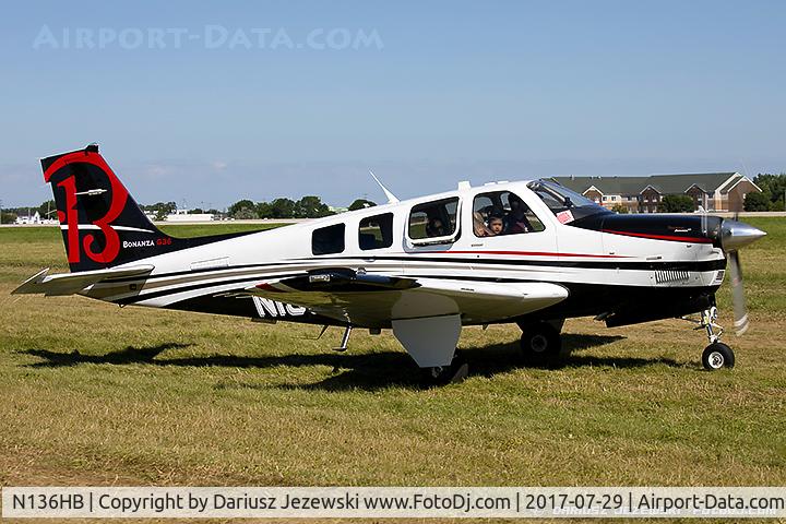 N136HB, Hawker Beechcraft Corp G36 Bonanza C/N E-3946, Hawker Beechcraft Corp G36 Bonanza  C/N E-3987 , N136HB