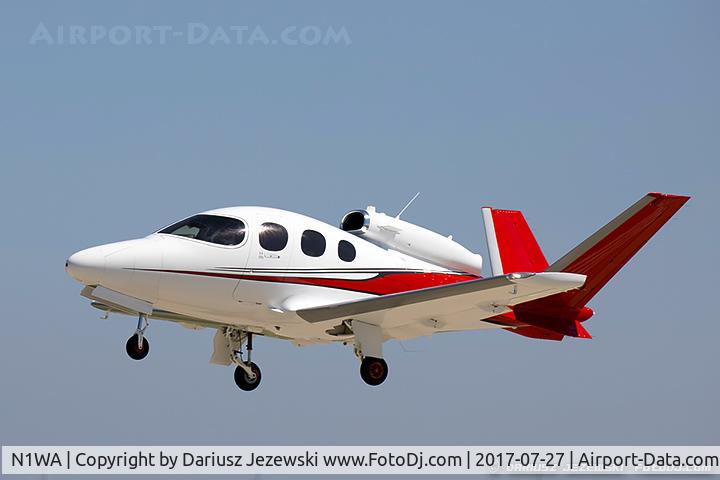 N1WA, 2015 Cirrus SF50 Vision C/N 0006, Cirrus SF50 Vision  C/N 6, N1WA