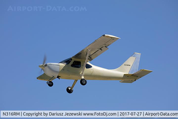 N316RM, Glasair GS-2 Sportsman C/N 7134, Glasair GS-2 Sportsman  C/N 7134, N316RM