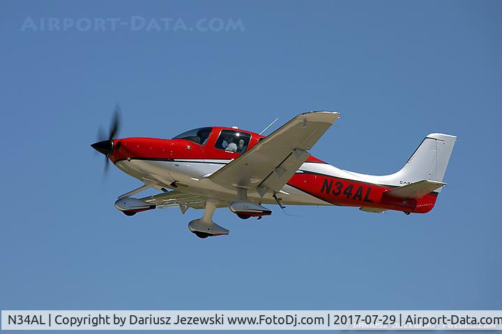 N34AL, 2017 Cirrus SR22T C/N 1516, Cirrus Design Corp SR22T  C/N 1516, N34AL
