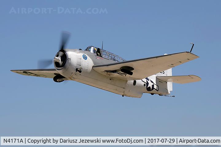 N4171A, 1945 Grumman TBM-3E Avenger C/N 4426 (Bu91521), Grumman TBM-3E Avenger  C/N 91521, N4171A