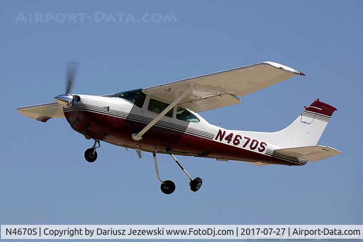 N4670S, 1979 Cessna TR182 Turbo Skylane RG C/N R18201375, Cessna TR182 Turbo Skylane RG  C/N R18201375 , N4670S