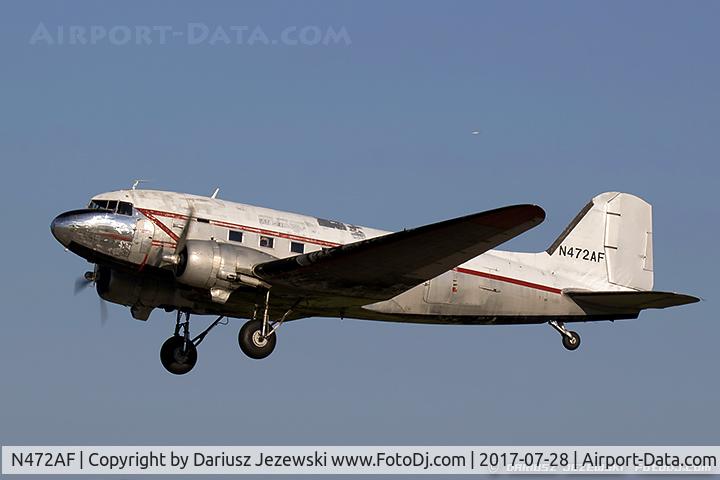 N472AF, 1944 Douglas DC3C-S1C3G (C-47A) C/N 13485, Douglas DC3C-S1C3G  C/N 13485, N472AF