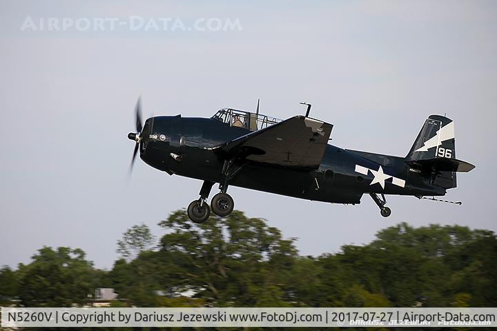 N5260V, 1945 Grumman TBM-3E Avenger C/N 4631 (Bu91726), Grumman TBM-3E Avenger  C/N 91726, N5260V