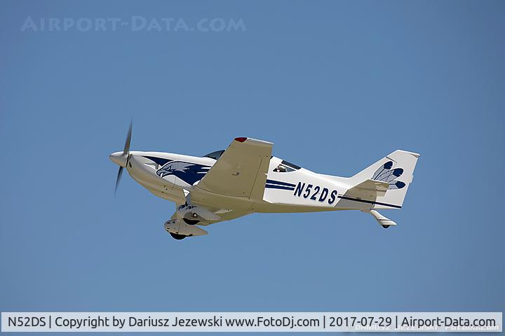 N52DS, Stoddard-Hamilton Glasair II TD C/N 1107, Glasair II TD  C/N 1107, N52DS