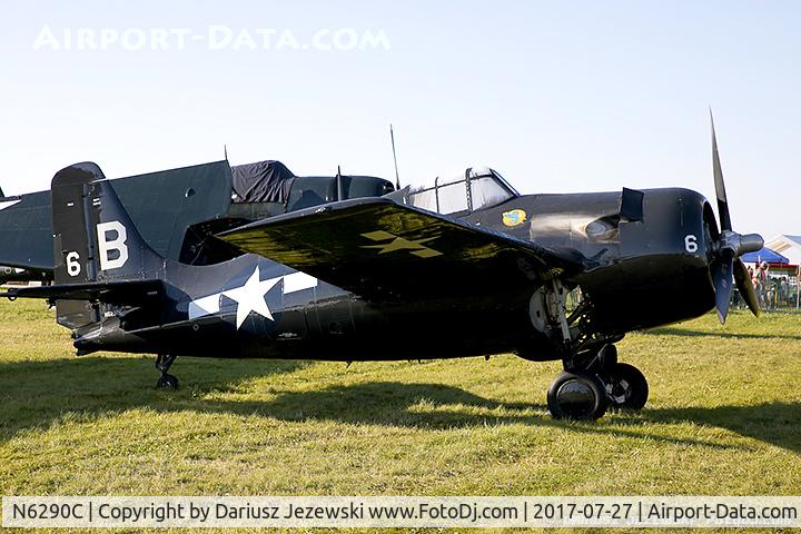 N6290C, 1945 General Motors (Grumman) FM-2 Wildcat C/N 5804, General Motors (Grumman) FM-2 Wildcat 