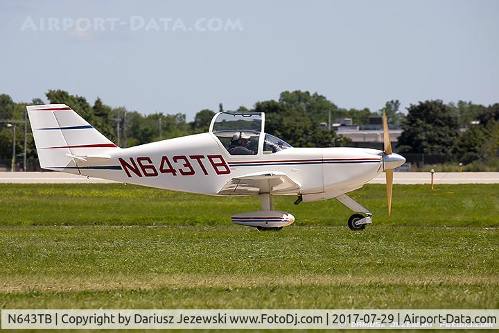 N643TB, 1988 Stoddard-Hamilton Glasair SHA C/N 643, Glasair SHA  C/N 643, N643TB