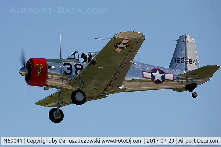 N69041, 1942 Consolidated Vultee BT-13A C/N 6462, Consolidated Vultee BT-13A Valiant  C/N 6462, N69041