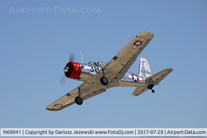 N69041, 1942 Consolidated Vultee BT-13A C/N 6462, Consolidated Vultee BT-13A Valiant  C/N 6462, N69041
