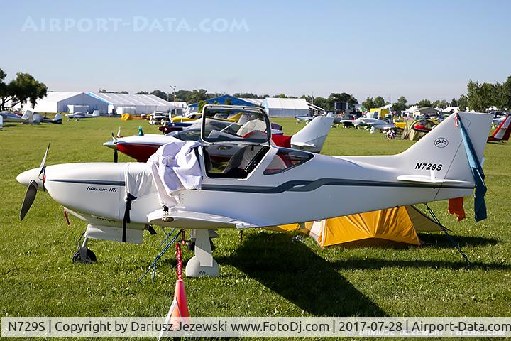 N729S, 1986 Stoddard-Hamilton Glasair RG C/N 455R, Glasair RG  C/N 455R, N729S