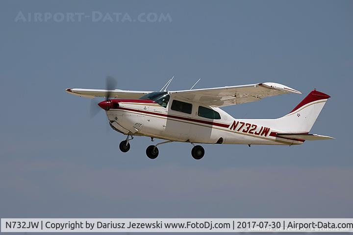 N732JW, 1976 Cessna T210L Turbo Centurion C/N 21061558, Cessna T210L Turbo Centurion  C/N 21061558, N732JW