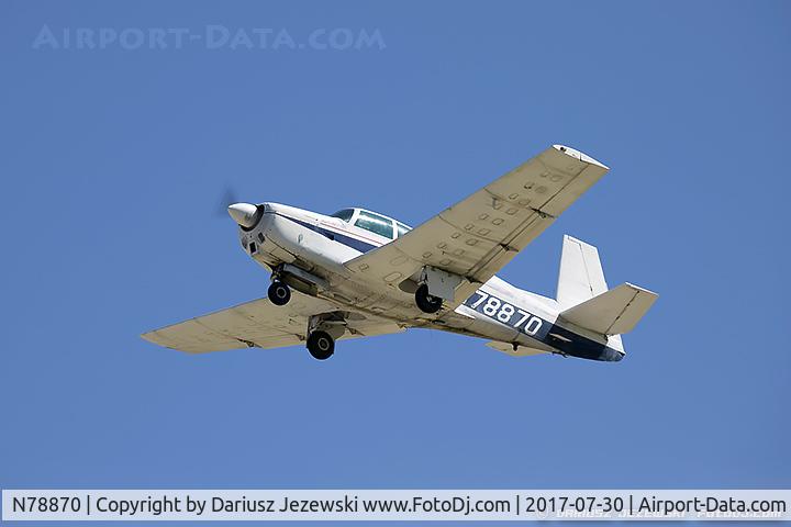 N78870, 1964 Mooney M20C Ranger C/N 2885, Mooney M20C Ranger  C/N 2885, N78870