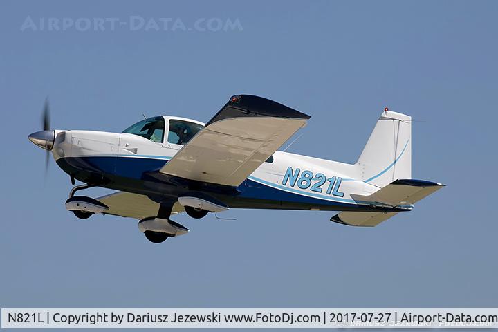 N821L, 1976 Grumman American AA-5B Tiger C/N AA5B0333, Grumman American AA-5B Tiger  C/N AA5B0333 , N821L