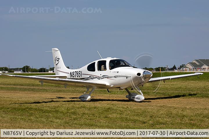 N8765V, Cirrus SR22 G3 GTS Turbo C/N 3145, Cirrus SR22  C/N 3145, N8765V