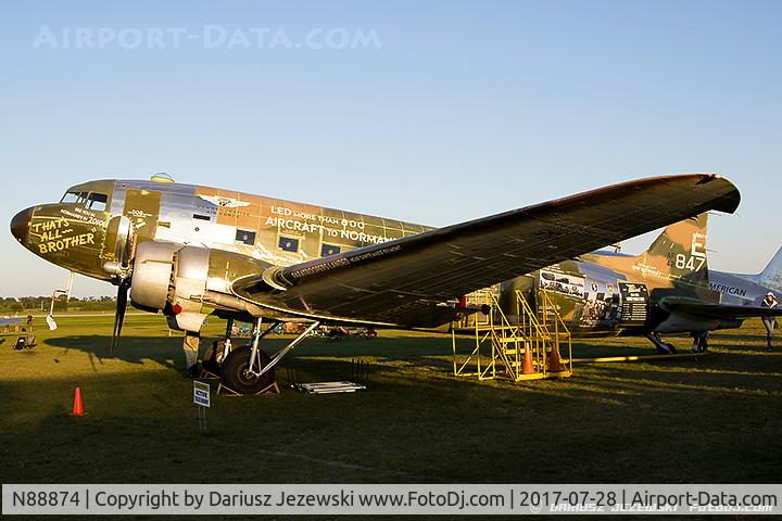N88874, 1944 Douglas DC3C (C-47A) C/N 12693, Douglas DC3C  C/N 12693, N88874