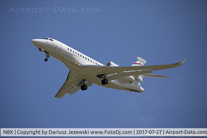 N8X, 2015 Dassault Falcon 8X C/N 403, Falcon 8X  C/N 403, N8X