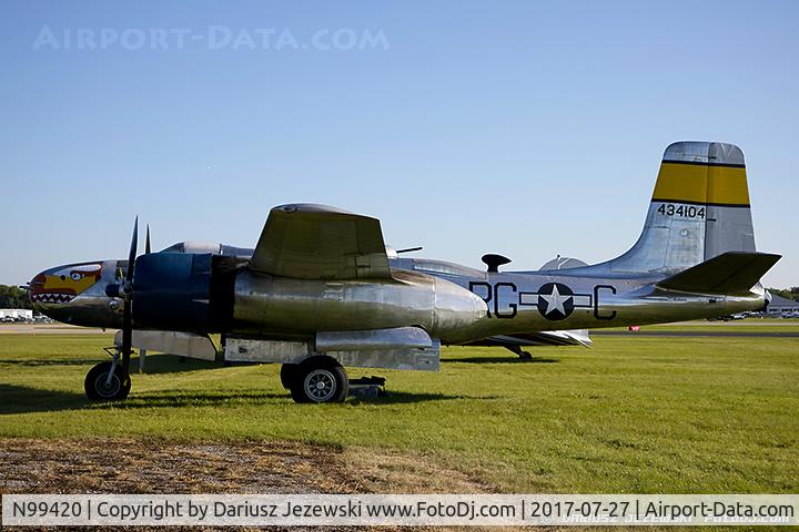 N99420, 1944 Douglas B-26B Invader C/N 27383, Douglas B-26B Invader 