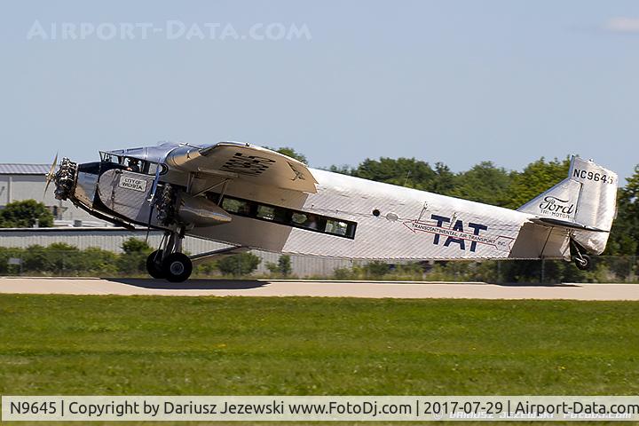 N9645, 1928 Ford 5-AT-B Tri-Motor C/N 8, Ford 5-AT-B Trimotor  C/N 8, NC9645