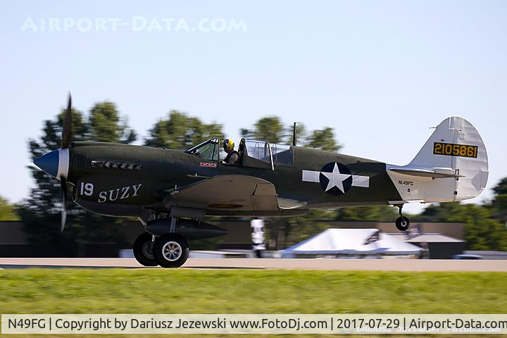 N49FG, 1943 Curtiss P-40N Warhawk C/N 29623, Curtiss P-40N-5 Warhawk 