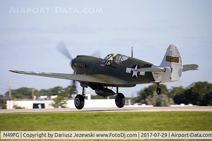 N49FG, 1943 Curtiss P-40N Warhawk C/N 29623, Curtiss P-40N-5 Warhawk 