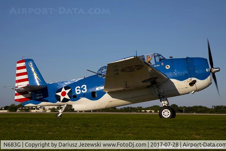 N683G, 1943 Grumman TBM-3E Avenger C/N 53768, Grumman TBM-3E Avenger  C/N 53768 - Tom Buck, NL683G