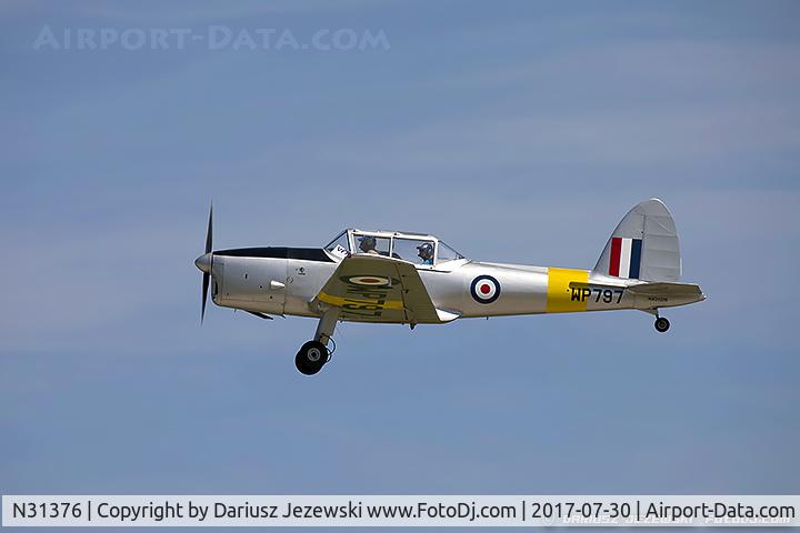 N31376, 1951 De Havilland DHC-1 Chipmunk T.10 C/N C1/0689 (DHB-580?), De Havilland Canada DHC-1 Chipmunk  C/N DHB-580, NX31376