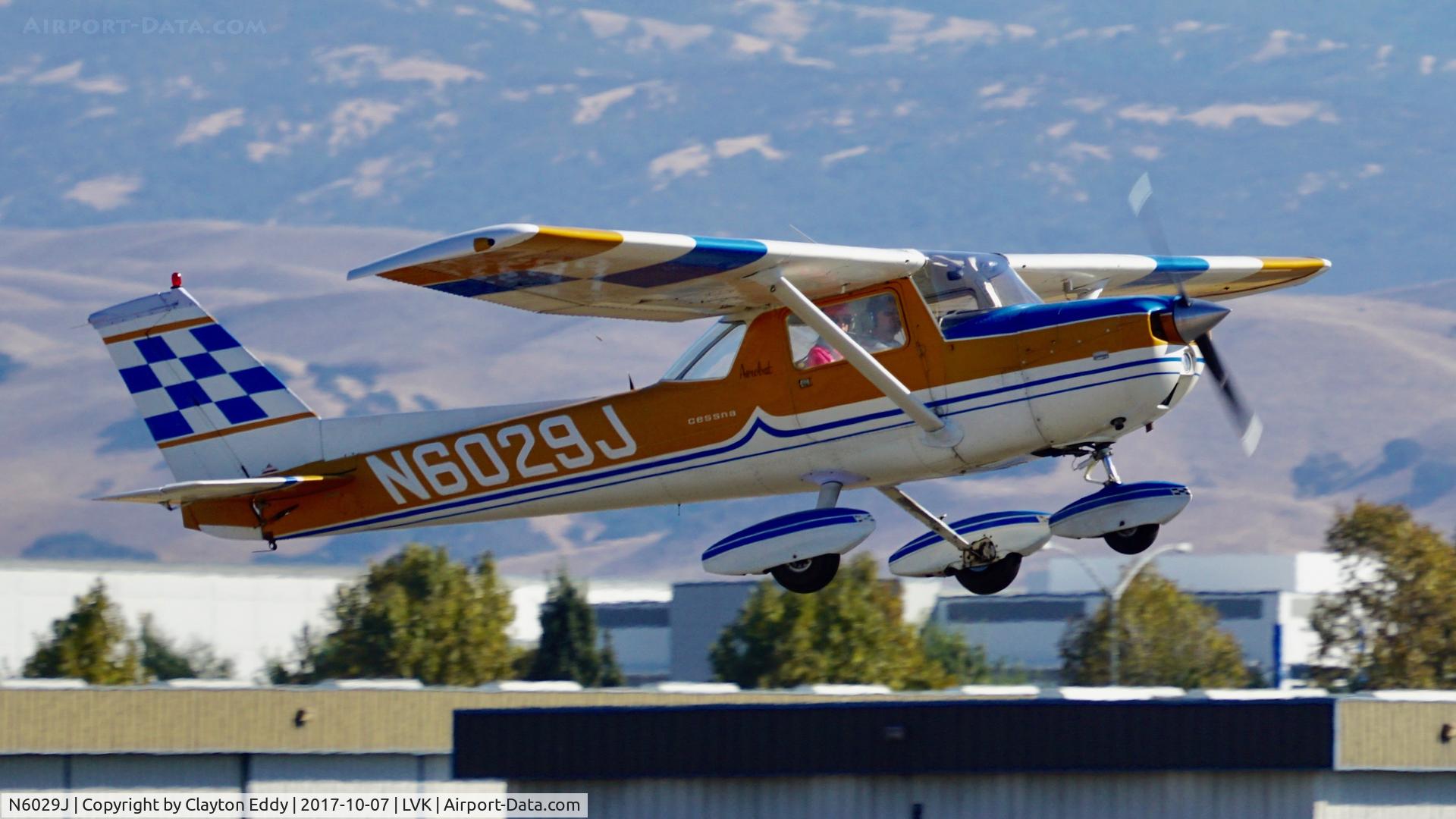 N6029J, 1972 Cessna A150L Aerobat C/N A1500329, Livermore Airport California 2017.