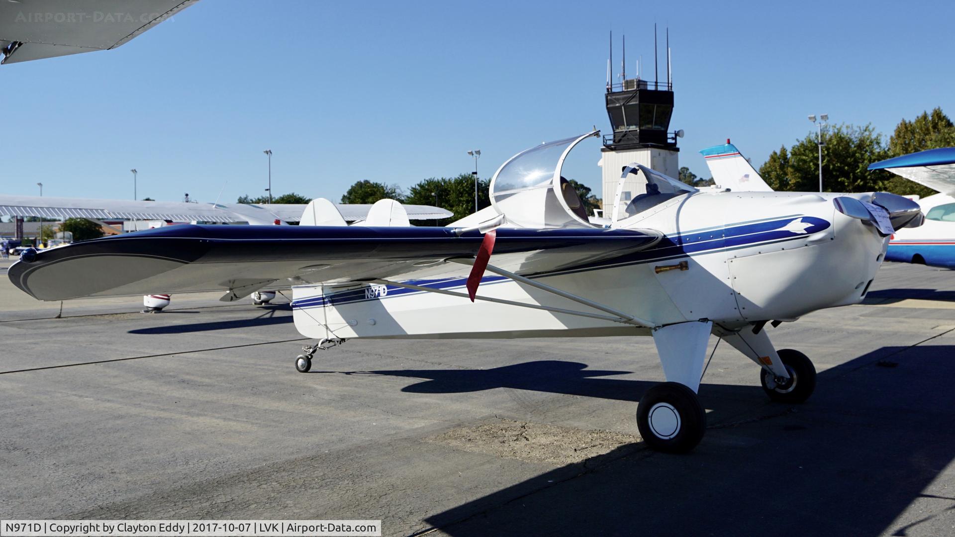 N971D, 1975 Darcey JK-1 LARK C/N RD-1, Livermore Airport California 2017.